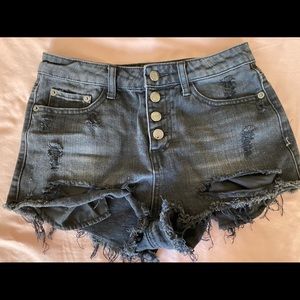 Denim shorts